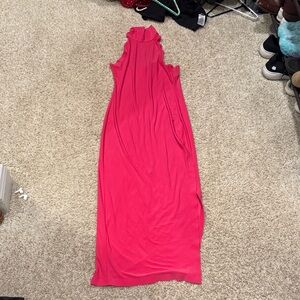 Norma Kamali Sleeveless Pink Dress